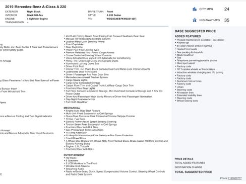 Used 2019 Mercedes-Benz A 220 image 6