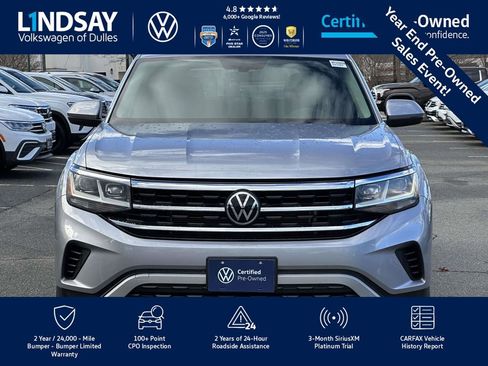 Used 2022 Volkswagen Atlas SE w/ Panoramic Sunroof Package image 3