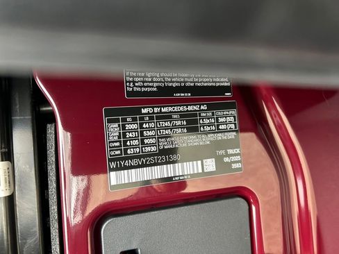 New 2025 Mercedes-Benz Sprinter 2500 image 27