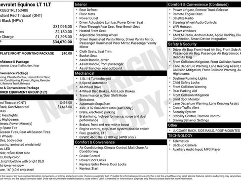 Used 2024 Chevrolet Equinox LT AWD/4WD image 39