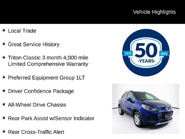 Used 2017 Chevrolet Trax LT w/ Driver Confidence Package AWD/4WD image 6
