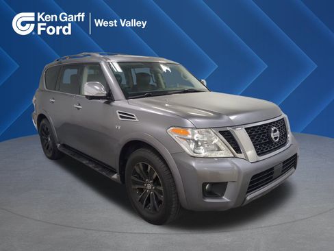 Used 2019 Nissan Armada Platinum w/ Captain's Chairs Package image 1