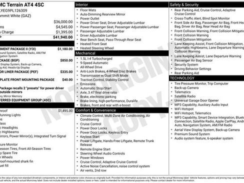 Used 2023 GMC Terrain AT4 w/ Infotainment Package II AWD/4WD image 20