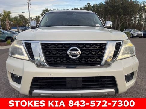 Used 2017 Nissan Armada Platinum w/ Captain Seat Package image 3