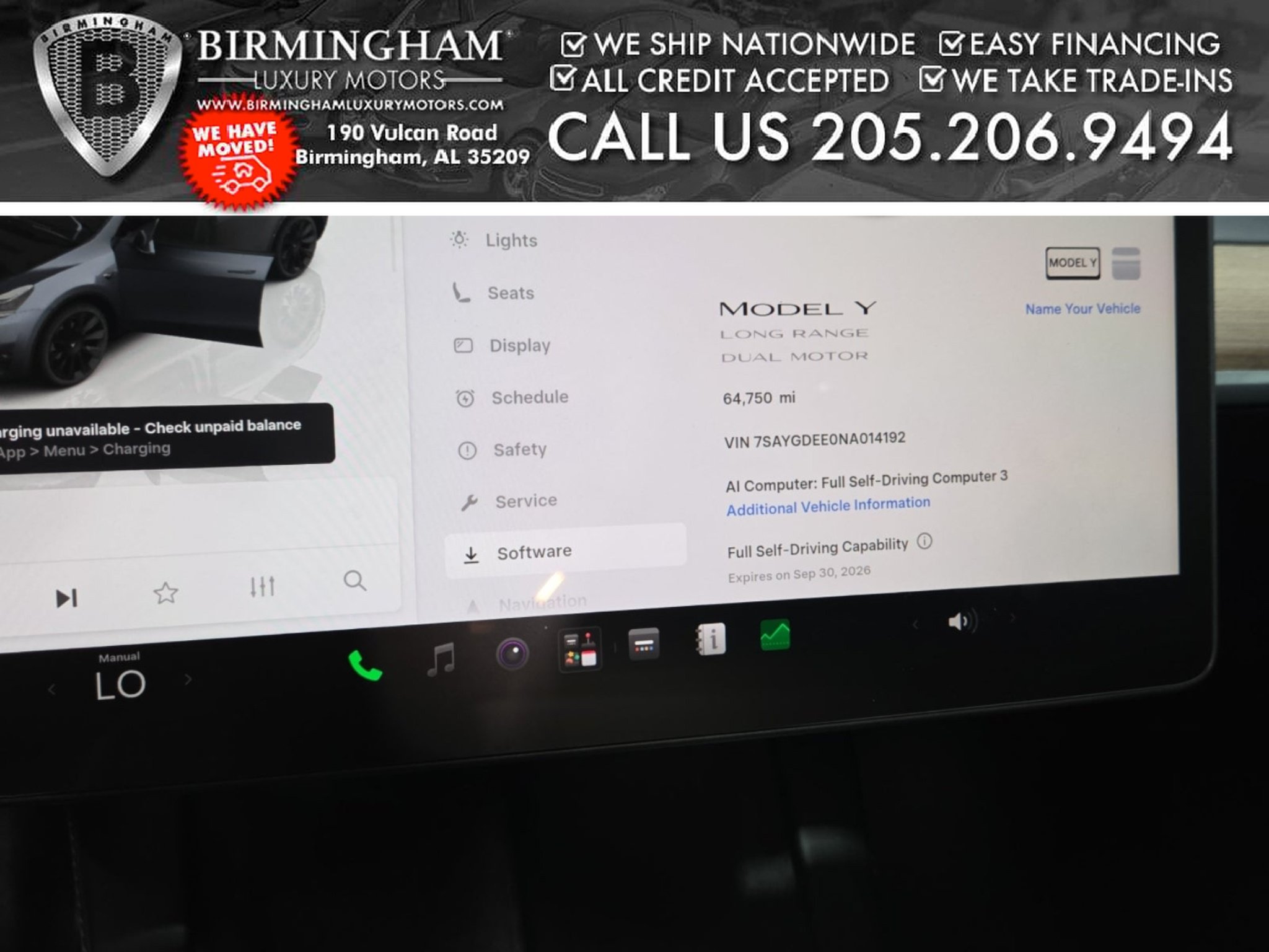 Used 2022 Tesla Model Y Long Range AWD/4WD image 2