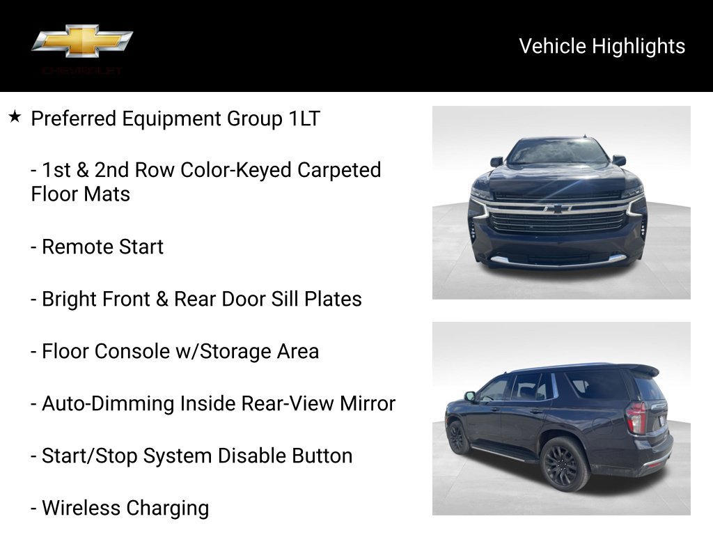 Used 2022 Chevrolet Tahoe LT w/ Luxury Package AWD/4WD image 21