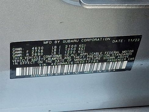 Certified 2024 Subaru Legacy Premium image 26