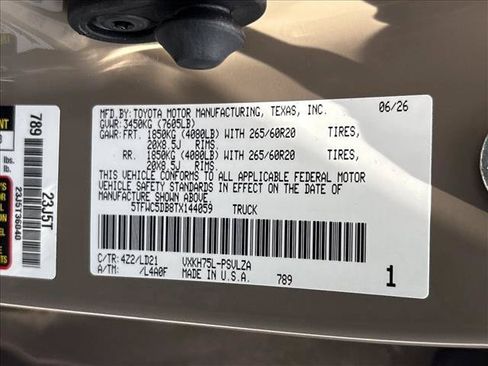 New 2026 Toyota Tundra Limited AWD/4WD image 20