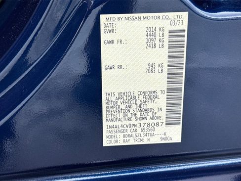 Certified 2023 Nissan Altima 2.0 SR image 29