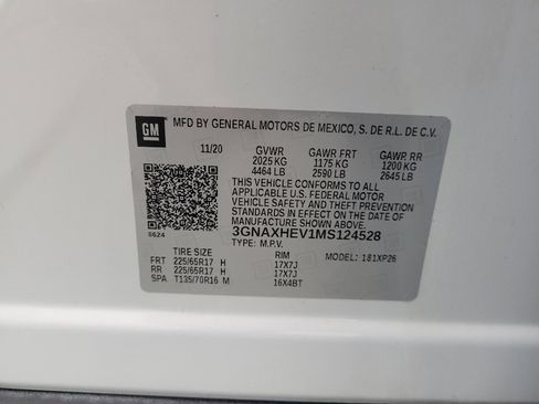 Used 2021 Chevrolet Equinox LS w/ LS Convenience Package FWD image 33