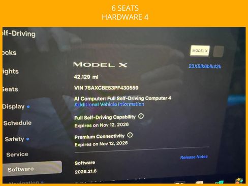 Used 2023 Tesla Model X AWD/4WD image 3