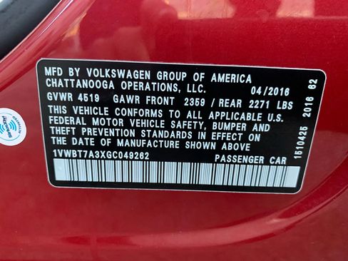Used 2016 Volkswagen Passat 1.8T SE image 32