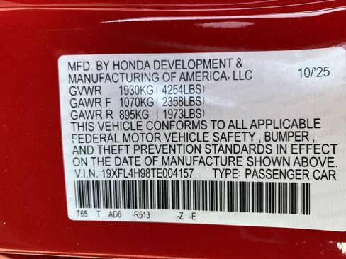 New 2026 Honda Civic Sport Touring image 37