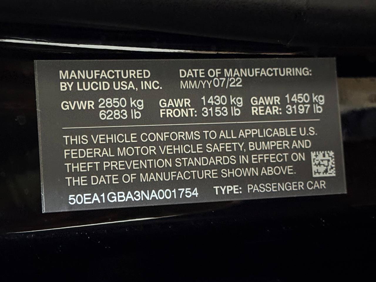 Used 2022 Lucid Air Grand Touring AWD/4WD image 77