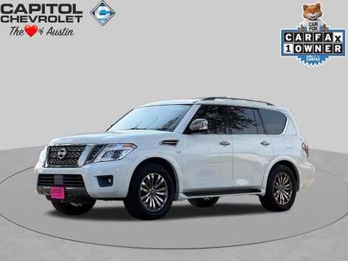 Used 2019 Nissan Armada Platinum w/ Captain's Chairs Package RWD image 1