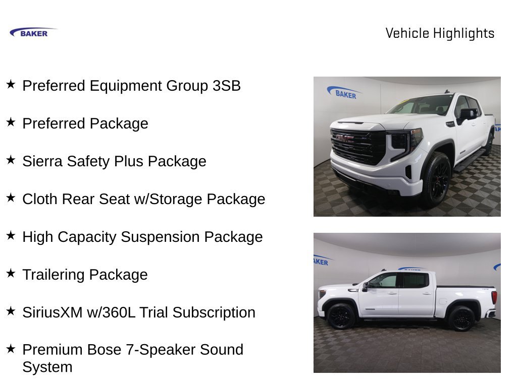 Certified 2025 GMC Sierra 1500 Elevation w/ Preferred Package AWD/4WD image 4