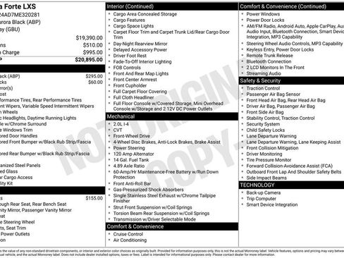 Used 2021 Kia Forte LXS image 2