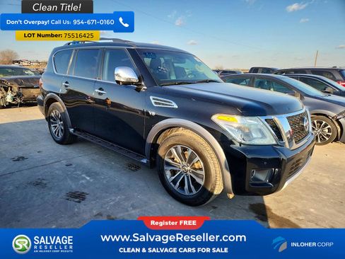 Used 2017 Nissan Armada SL w/ Interior Lighting Package AWD/4WD image 5