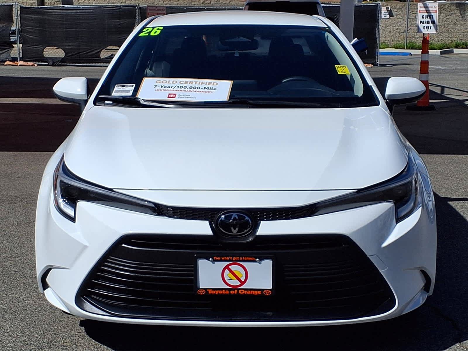 Certified 2026 Toyota Corolla LE FWD image 2