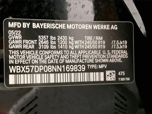 Used 2022 BMW X3 xDrive30i w/ Convenience Package w/ZPA image 8