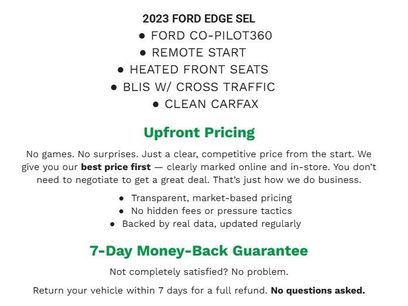 Used 2023 Ford Edge SEL