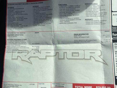 Used 2023 Ford F150 Raptor image 22