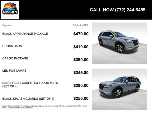 Used 2024 Nissan Pathfinder Platinum w/ Black Appearance Package FWD image 6