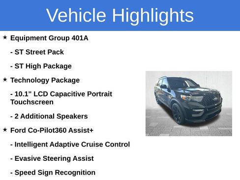Used 2024 Ford Explorer ST w/ Equipment Group 401A AWD/4WD image 4