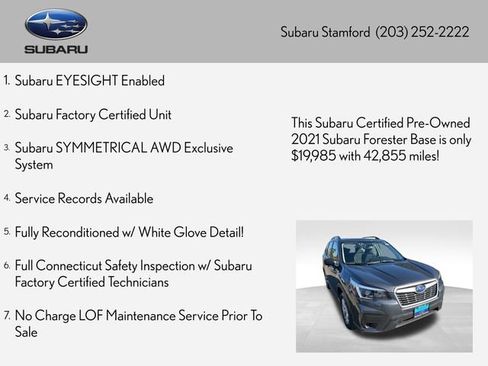 Certified 2021 Subaru Forester image 2