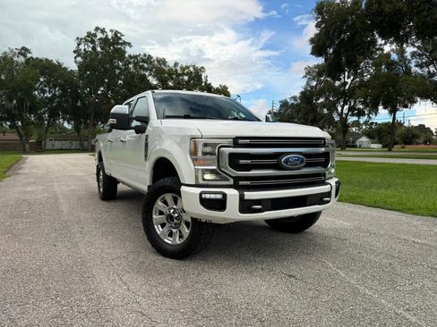 Used 2020 Ford F350 Platinum w/ Snow Plow Prep Package AWD/4WD image 3