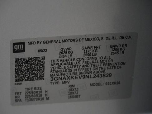 Used 2022 Chevrolet Equinox LT FWD image 53