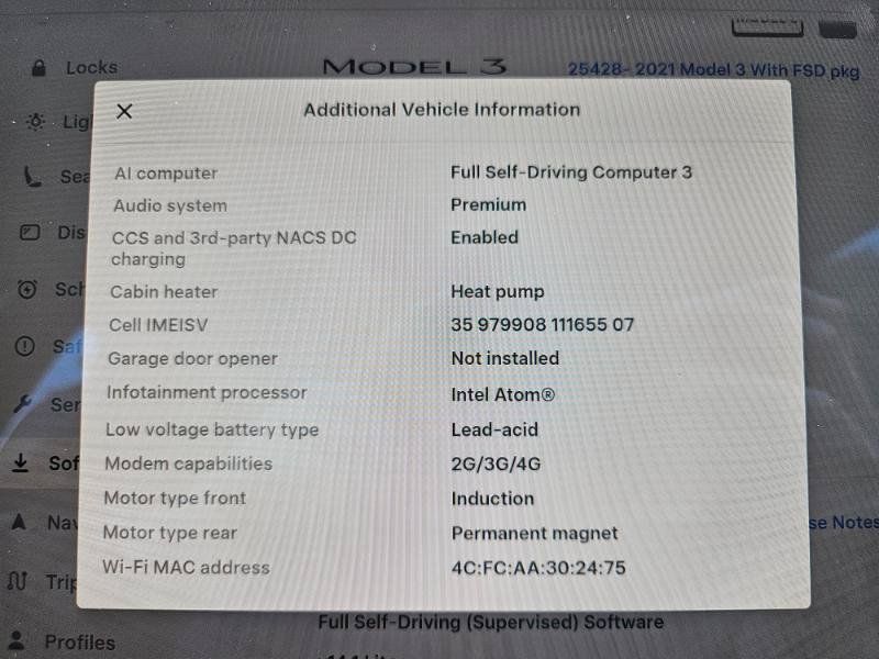 Used 2021 Tesla Model 3 Long Range AWD/4WD image 3