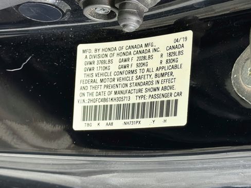 Used 2019 Honda Civic LX image 12