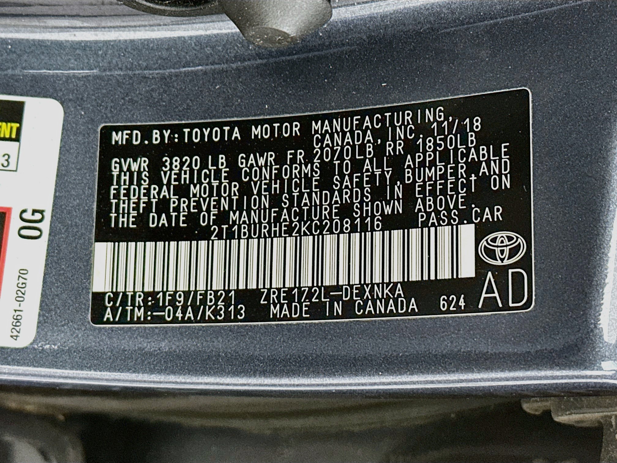 Used 2019 Toyota Corolla LE FWD image 12
