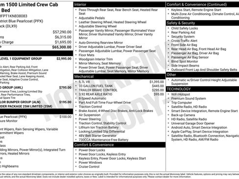 Used 2019 RAM 1500 Limited AWD/4WD image 43