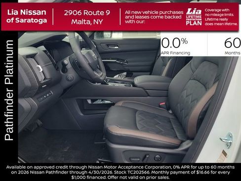 New 2026 Nissan Pathfinder Platinum w/ Cargo Package image 12
