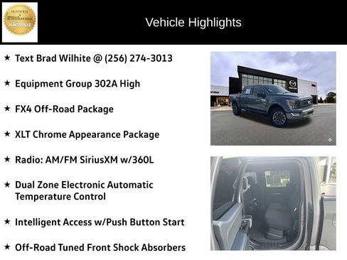 Used 2022 Ford F150 XLT w/ Equipment Group 302A High AWD/4WD image 6