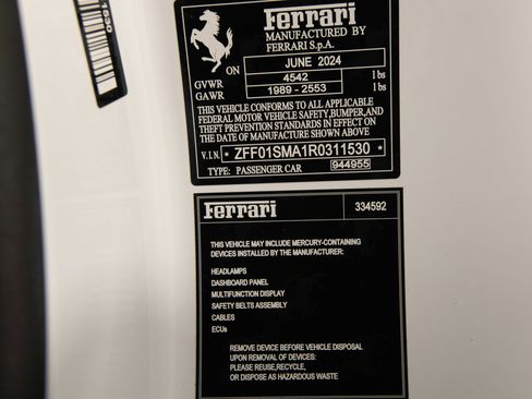Certified 2024 Ferrari 296 GTS RWD image 54