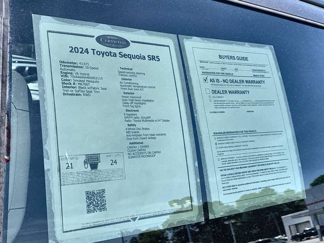 Used 2024 Toyota Sequoia SR5 RWD image 46