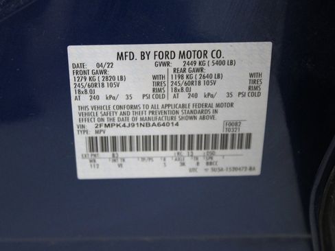 Used 2022 Ford Edge SEL w/ Convenience Package image 42