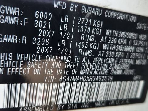 Used 2024 Subaru Ascent Onyx Edition AWD/4WD image 6
