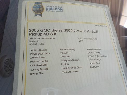 Used 2005 GMC Sierra 3500 SLE w/ Heavy-Duty Power Package image 20