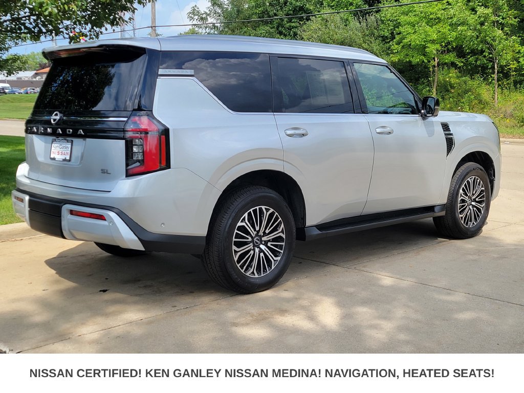 Certified 2025 Nissan Armada SL w/ Captain's Chari Seat Package AWD/4WD image 3