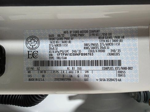 Used 2022 Ford F150 Lariat image 45