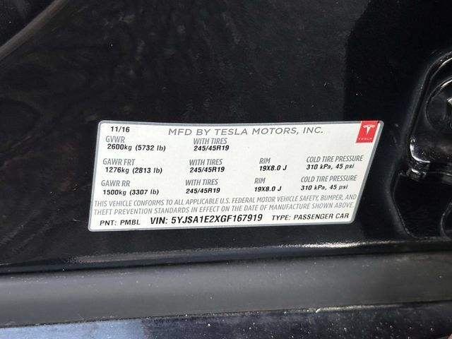 Used 2016 Tesla Model S 75D AWD/4WD image 28