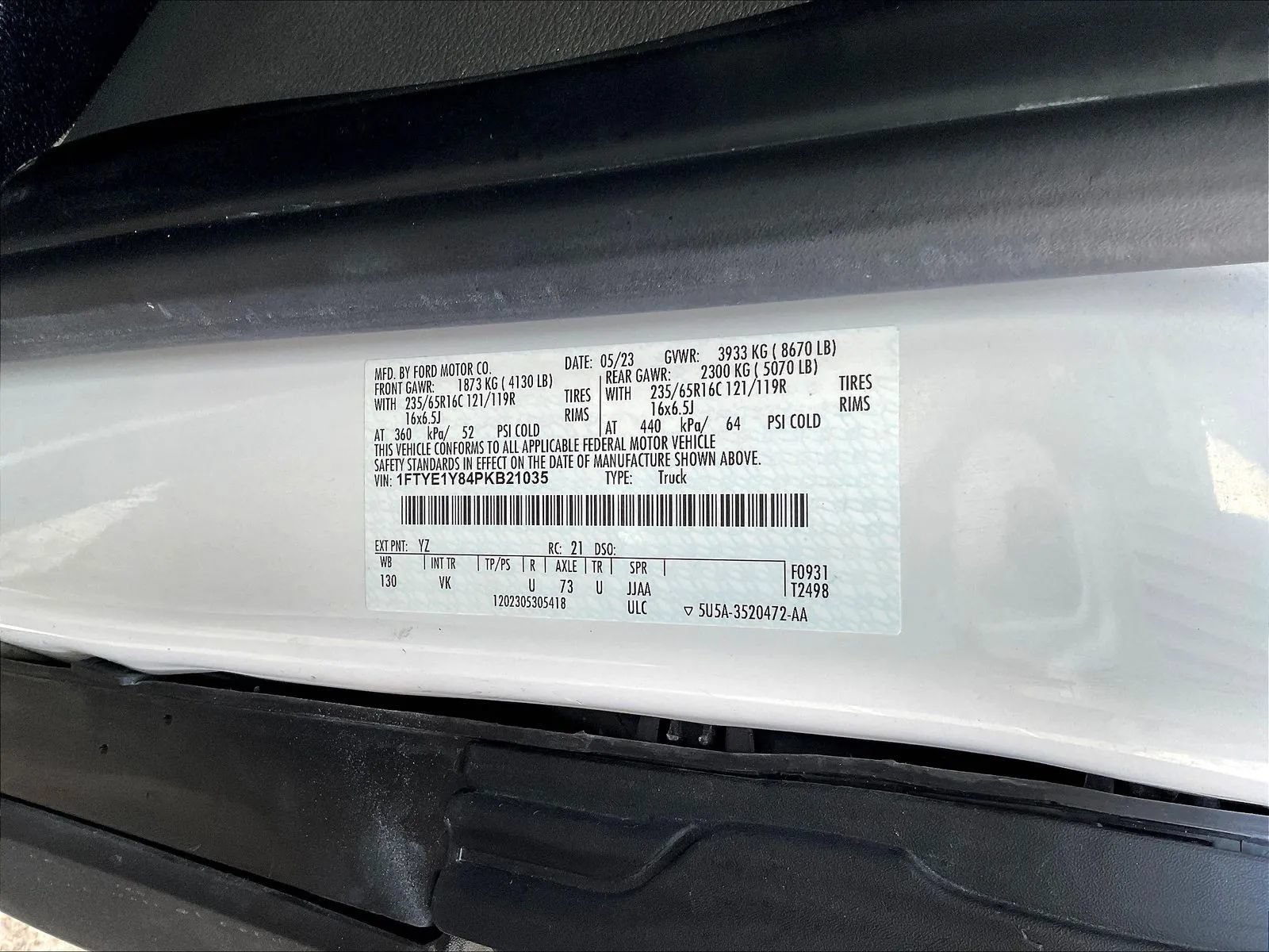 Used 2023 Ford Transit 150 Low Roof RWD image 31