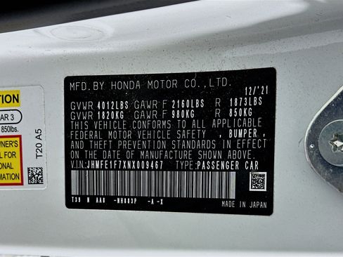 Used 2022 Honda Civic EX image 12