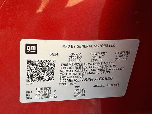 Used 2024 Chevrolet Traverse RS w/ LPO, Floor Liner Package image 28