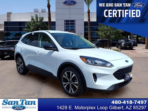 Certified 2022 Ford Escape SE w/ SE Sport Appearance Package FWD image 1