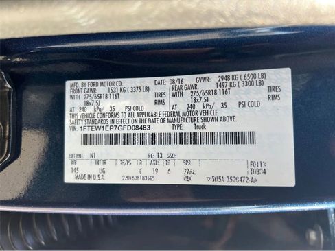 Used 2016 Ford F150 XLT w/ Equipment Group 301A Mid AWD/4WD image 27